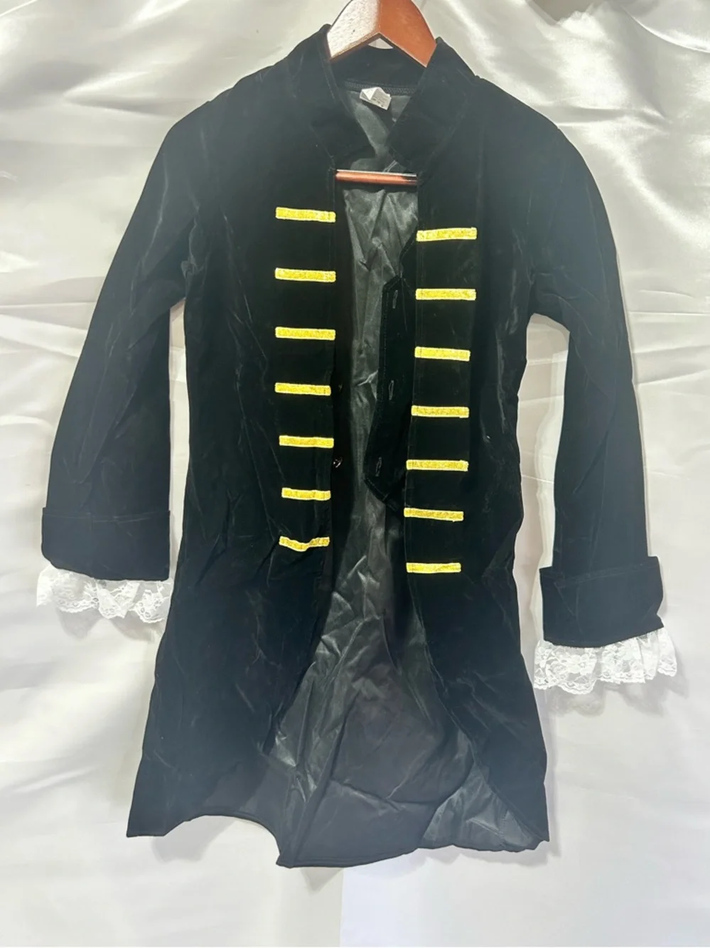 Colonial Founding Father Pirate Captain Costume Set | Kids Size XXL ages 11-13